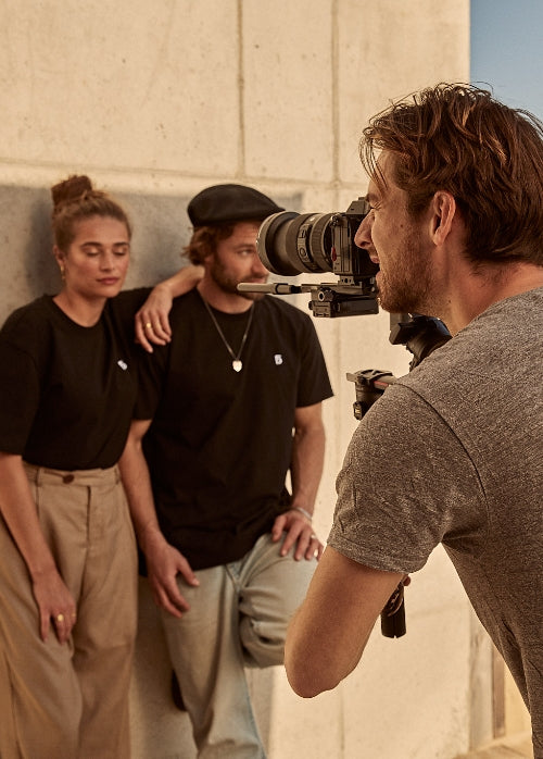 Behind the scenes - Fotoshoot eerste collectie Five Line Label